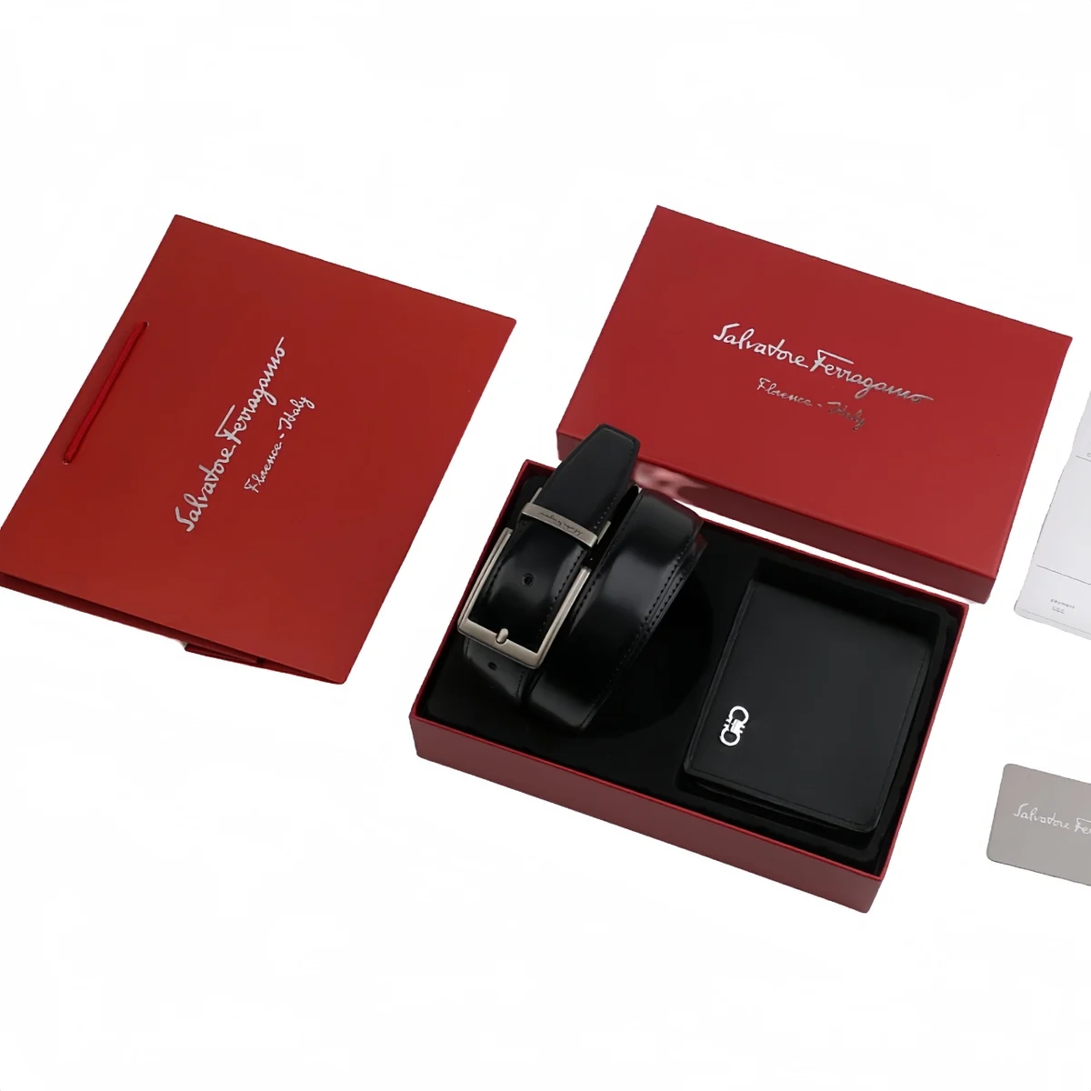 Salvatore Ferragamo Conjunto de cinturón 39135 · CKS