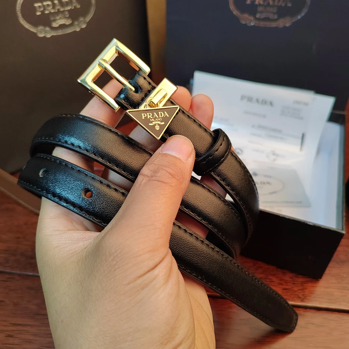 Prada Conjunto de cinturón 6522 · CKS