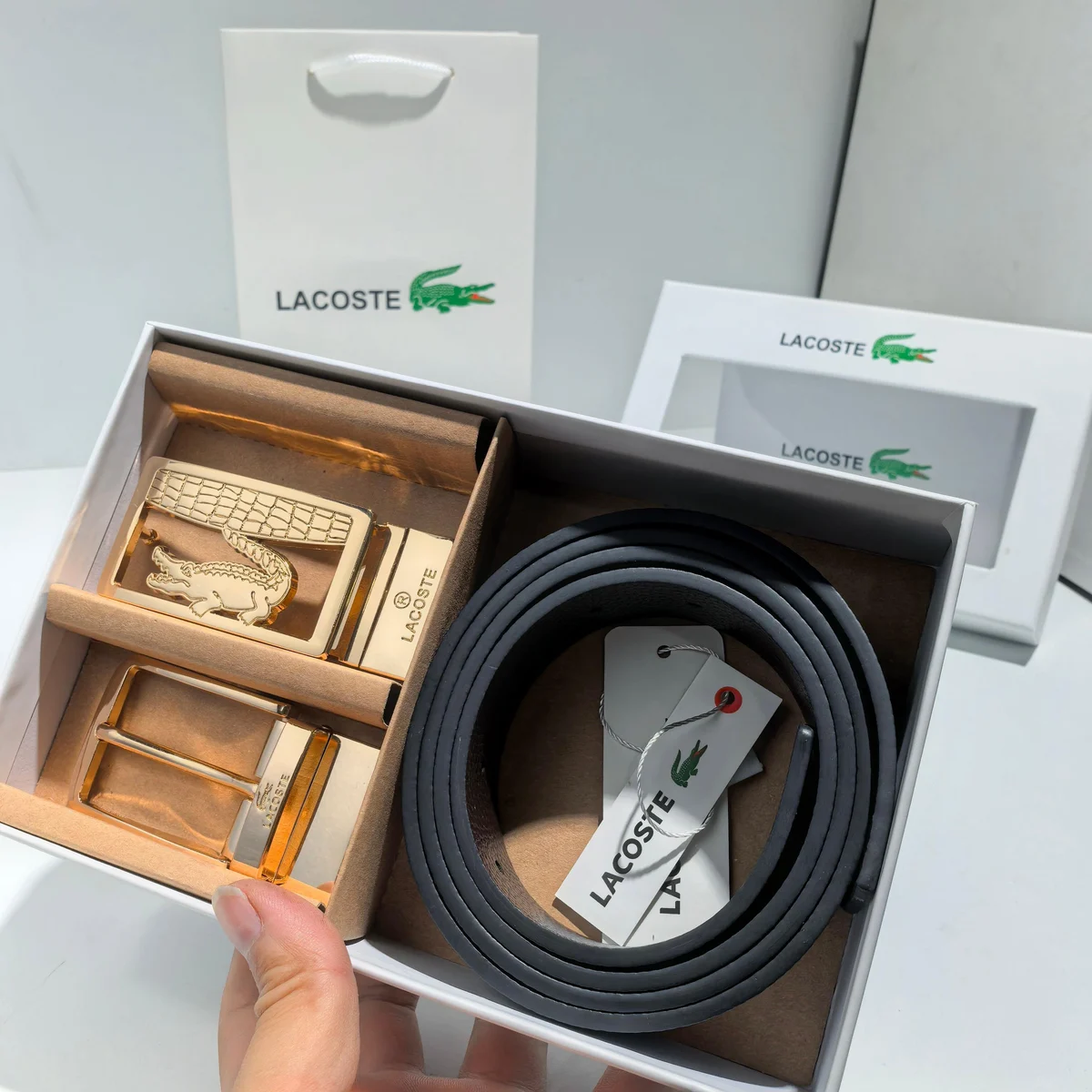 Lacoste Conjunto de cinturón 49528 · CKS