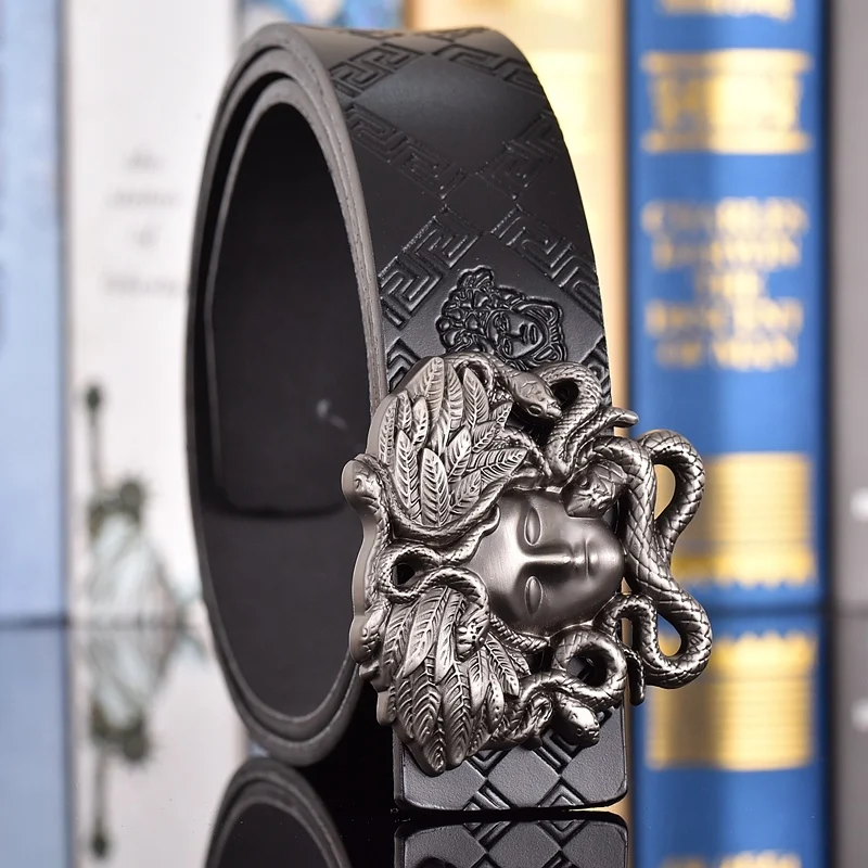 Ornate buckle patterned belt 3.8 cm · HMA