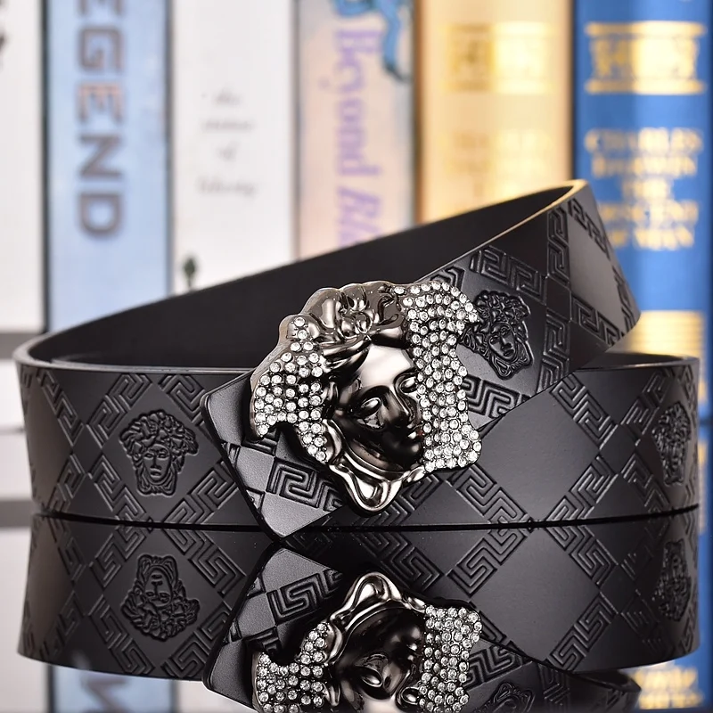 Cinturón hebilla ornamental con estampado 3.8 cm · HMA