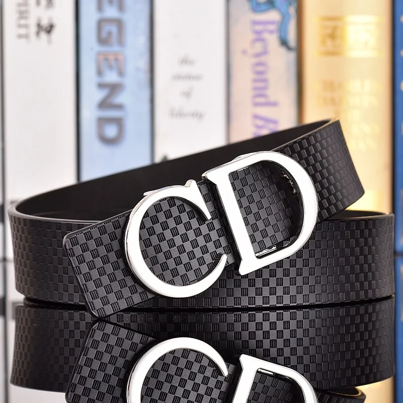 Cinturón hebilla de letras con estampado 3.8 cm · HMA