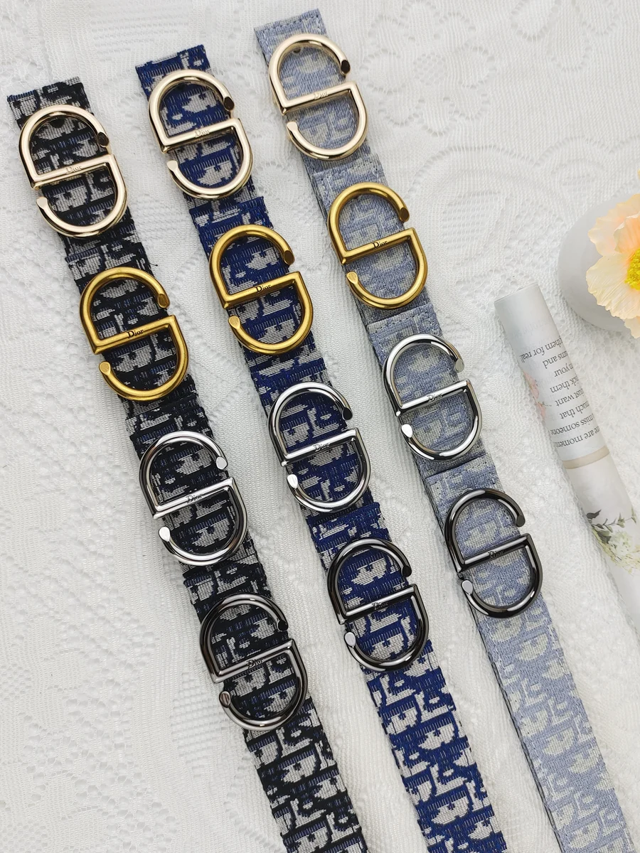 Patterned buckle belt 3.8 cm · HMA