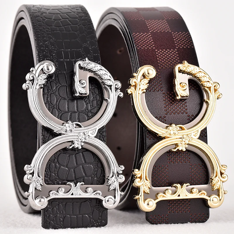 Patterned buckle belt 3.8 cm · HMA