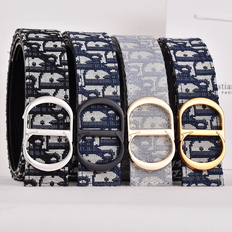 Patterned buckle belt 3.8 cm · HMA