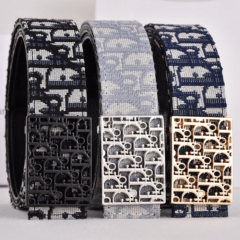 Cinturón hebilla con estampado 3.8 cm · HMA