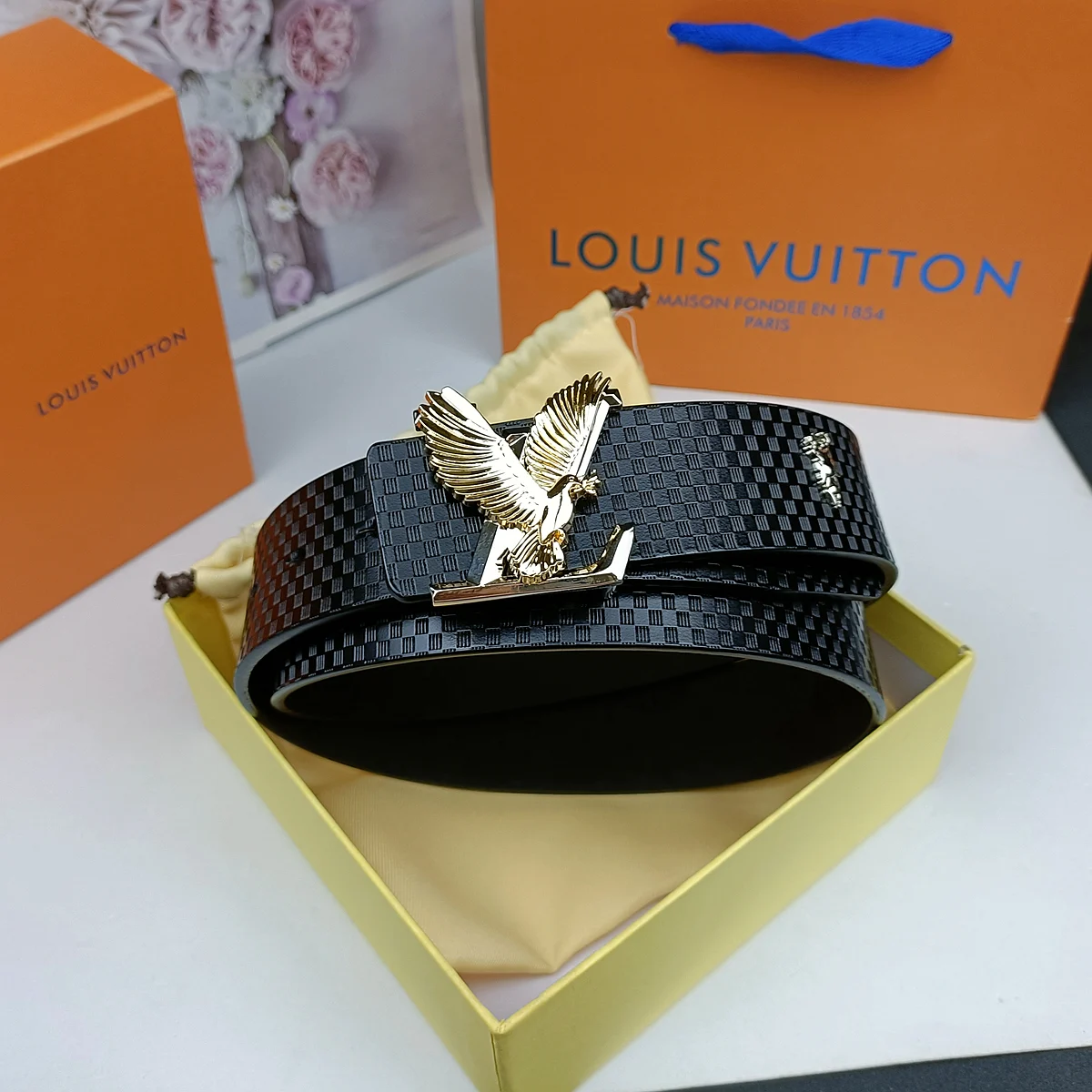 Ornate buckle belt 3.8 cm · HMA
