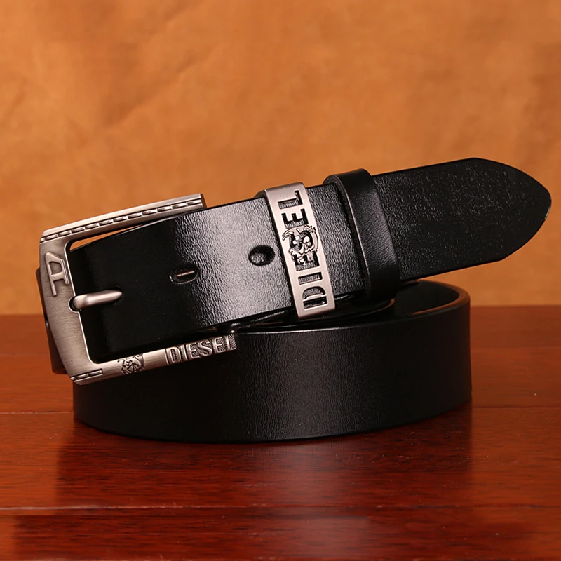 Diesel wordmark pin-buckle belt · CKS