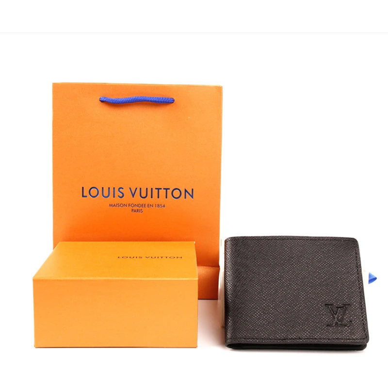 Cartera plegable Louis Vuitton texturizada · CKS