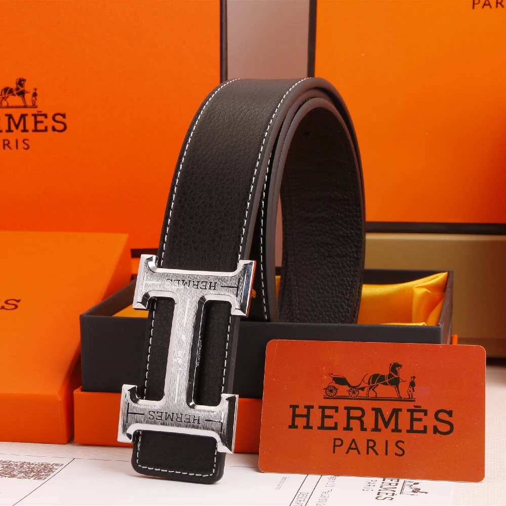 Hermès brushed H-buckle belt · CKS