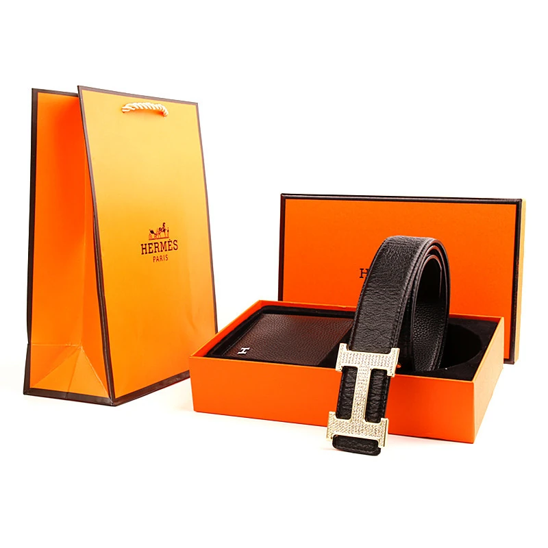 Hermès textured H buckle belt · CKS