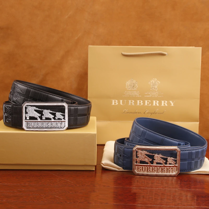 Burberry equestrian-plaque belt · CKS