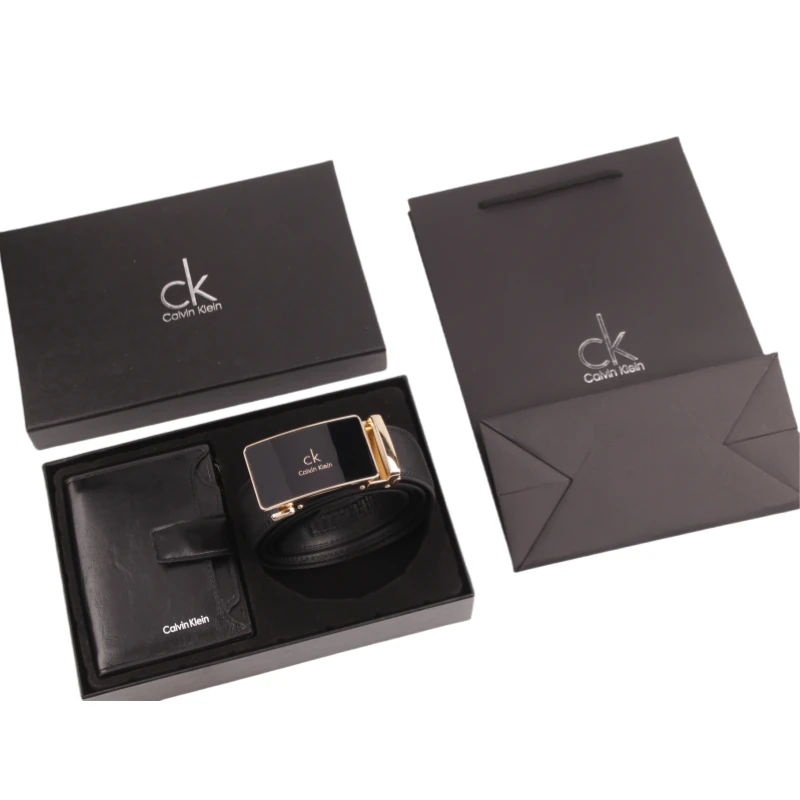 Calvin Klein logo-plaque belt · CKS