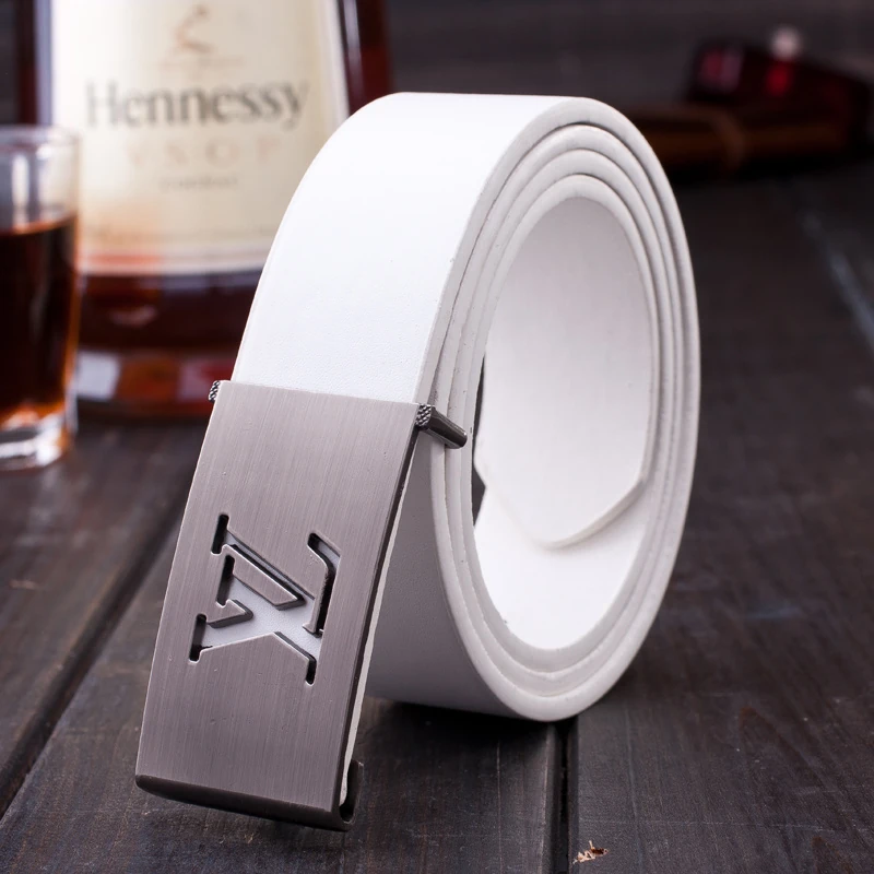 Louis Vuitton cutout-logo plaque belt · CKS