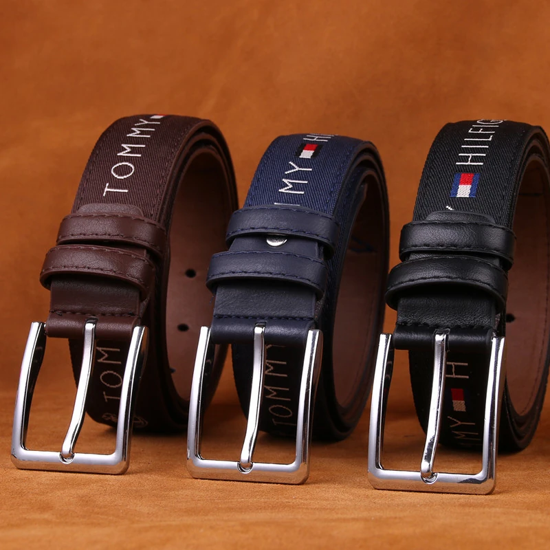 Cinturón Tommy Hilfiger de cinta con logotipo · CKS