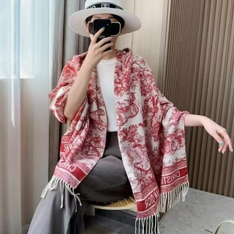 Dior Toile de Jouy patterned scarf · 41 · QW8